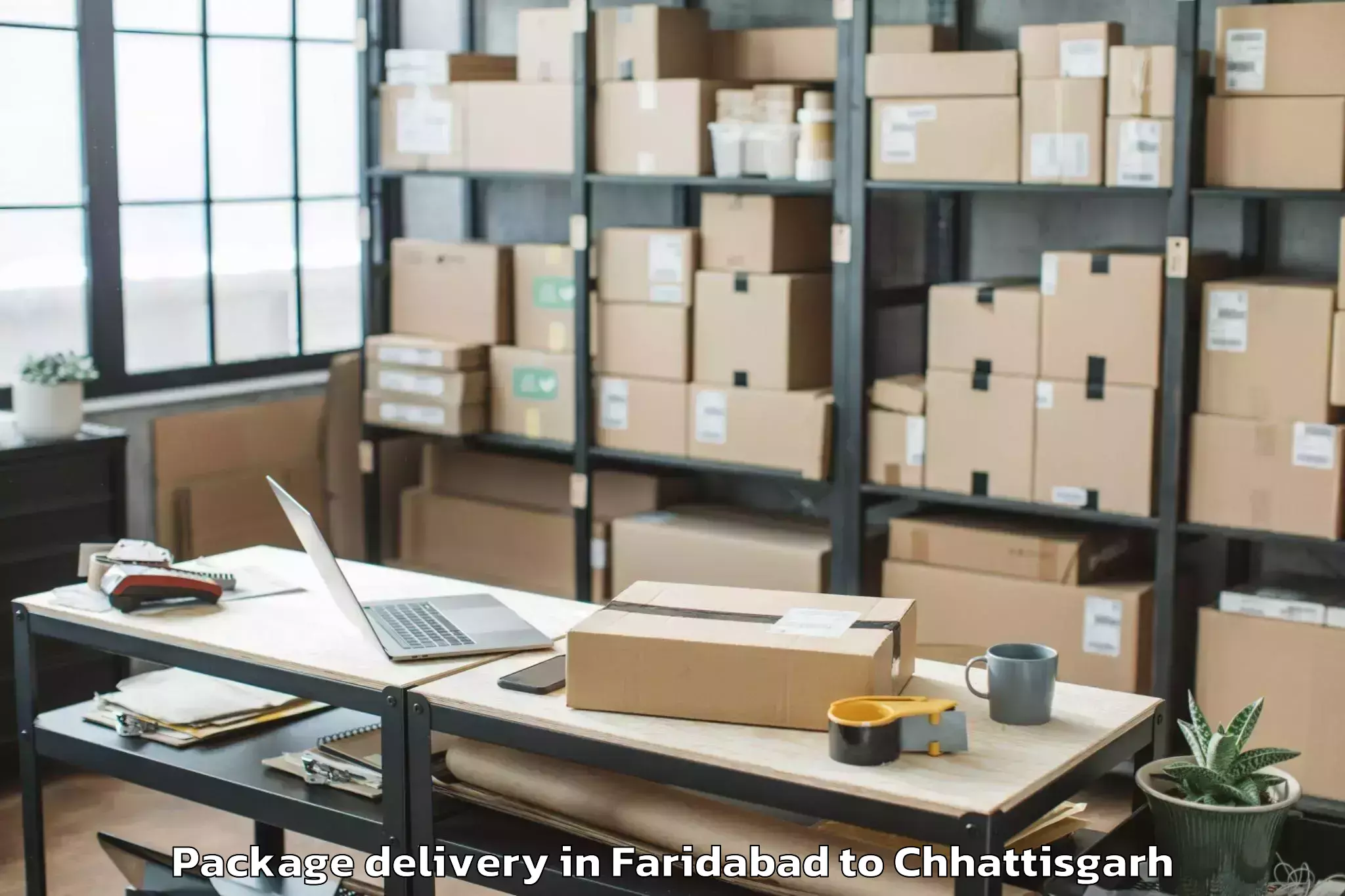 Top Faridabad to Marwahi Package Delivery Available